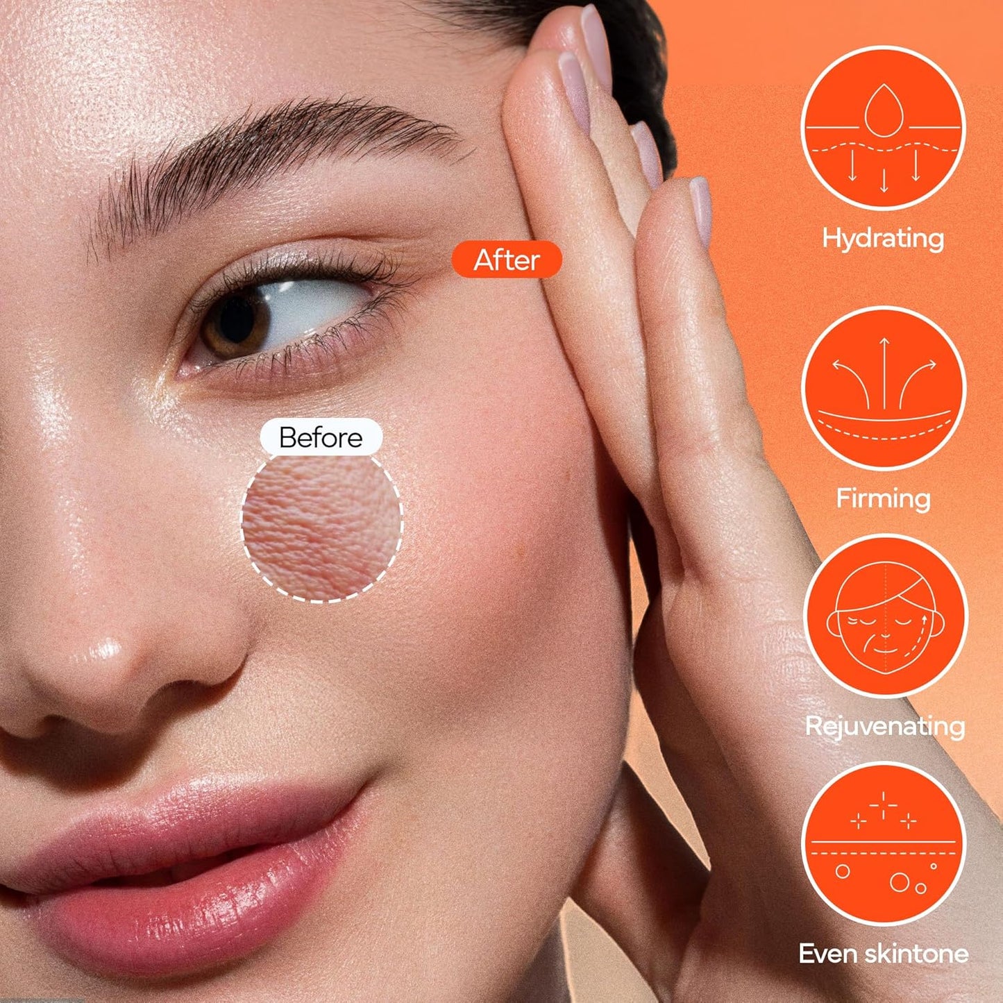 Collagen Jelly Hydro-bomb Plump Mask, Hydrating 39g x 4ea Real Collagen Mask, Firming and Moisturizing for Glow Skin, Collagen Water over 670,000 ppm
