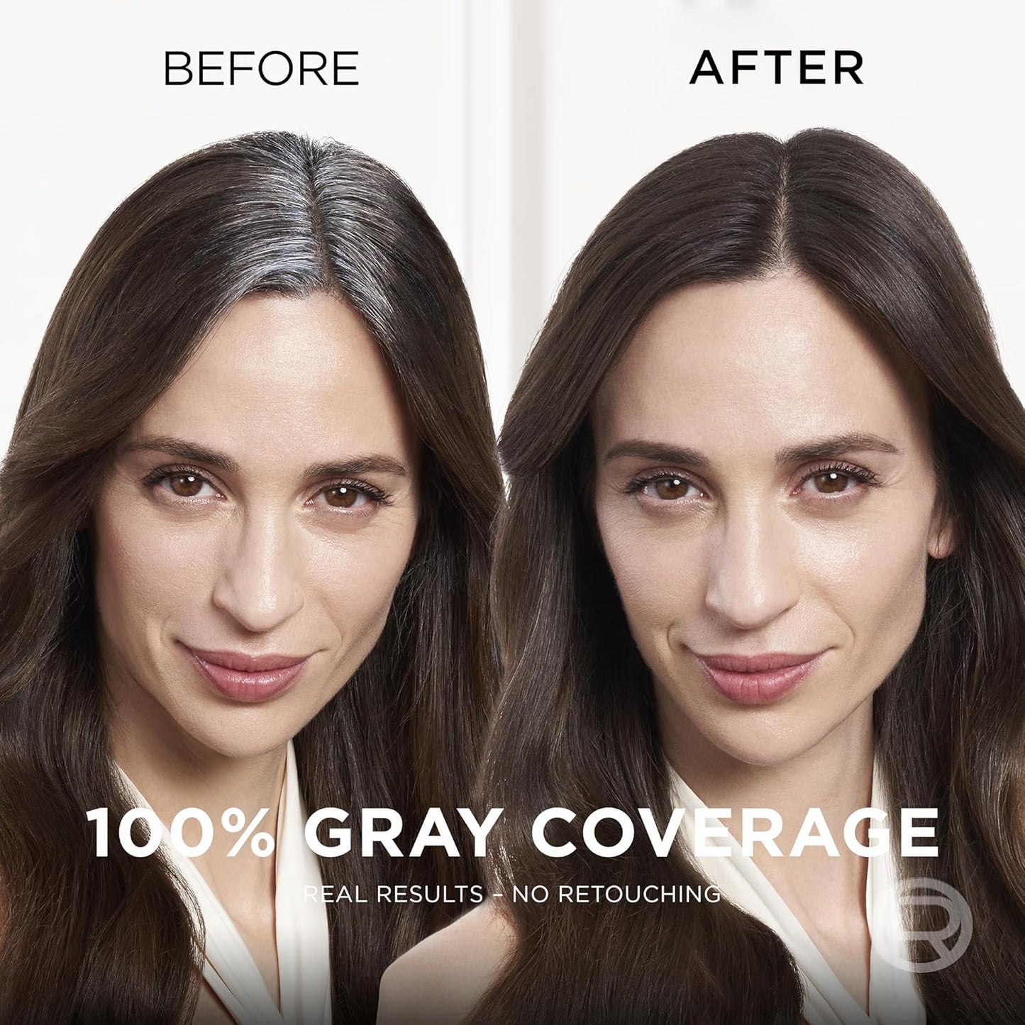L'Oreal Paris Hair Color Root Cover Up Temporary Gray Concealer Spray Light Brown (Pack of 2) (Packaging May Vary)